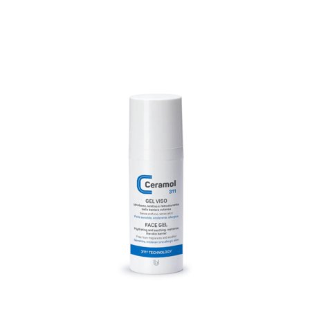 Ceramol Gel Viso 50ml - Idratazione e Protezione Pelle Sensibile