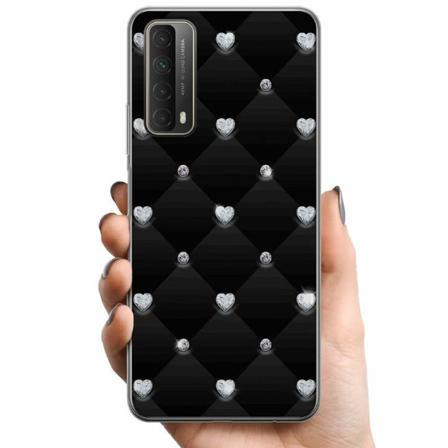 Huawei P Smart 2021 Tpu Mobilskal Diamant Hjärta