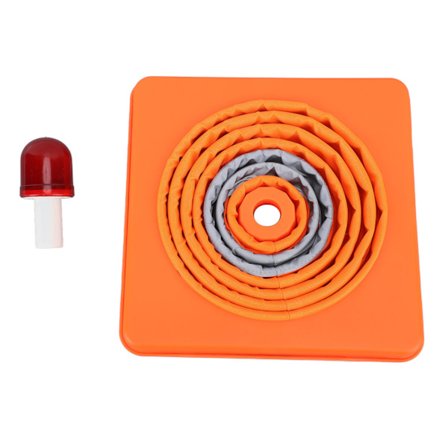 Advarselslampe Reflekterende Trafiksikkerhedskegle 45 cm Højde til Natkørselsparkering