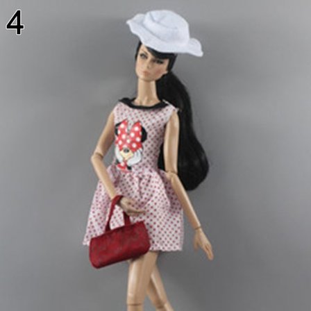 Blommiga jeans läderbyxor 4 4