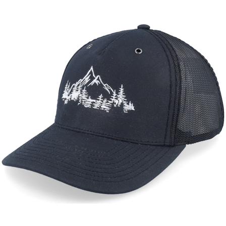 Wild Spirit - Svart trucker Caps - Nature Mountain Scenery Hawthorne Black Trucker @ Hatstore