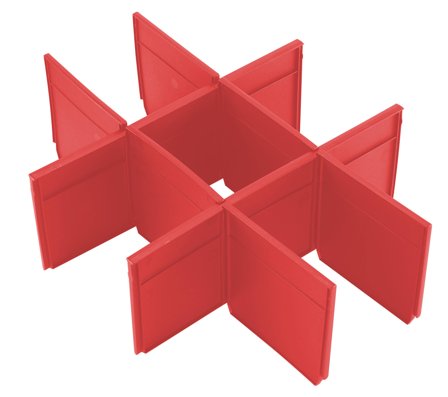 Milwaukee 4932479105 Packout Skillevægge til PACKOUT opbevaringsboks med to skuffer, Garageindretning & opbevaring