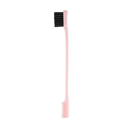 Brushworks Edge Brush & Comb, Rosa, 1 stk.