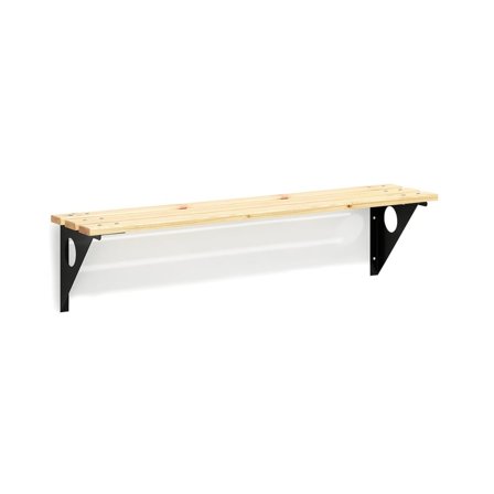 Wall mounted changing room bench STADIUM, 360x1500 mm