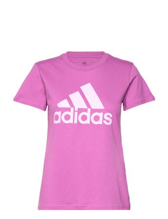 Loungewear Essentials Logo T-Shirt T-shirt Top Lilla Adidas Performance