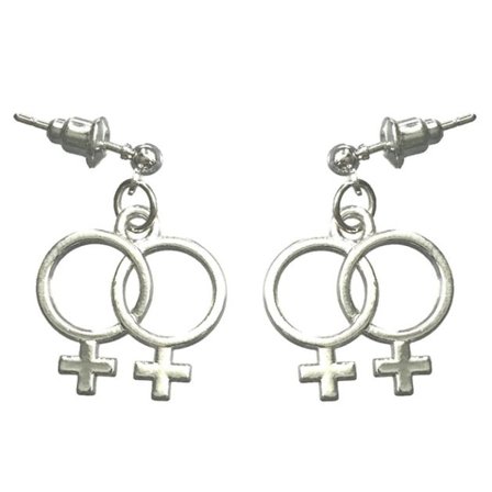 Örhängen Pride Gay Lesbisk Kvinnosymbol Feminist Stift Hbtq Lgbt