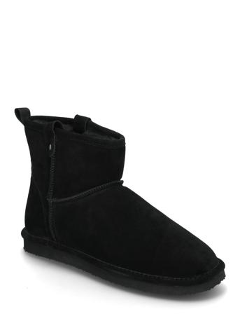 Biasnowman Short Boot Suede Black Bianco