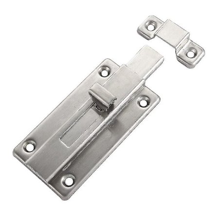 Soveromsdørbolt Toalett Skap Låser Skuret Lås Baderom Skyv Rustfritt Stål Hjem Imp