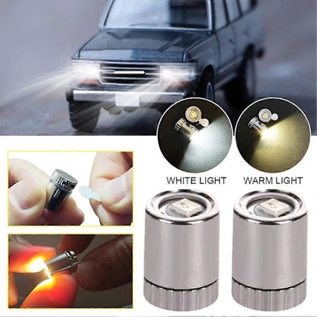 10 stk. Mini Elektriske Lys for Dukkehus Håndverk med Batteri