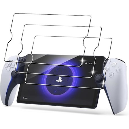 Skärmskydd Härdat Glas Kompatibelt För Playstation Portal 3-pack Transparent HD Klar Repskydd För Ps Portal Fjärrkontroll