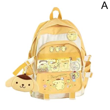Cinnamoroll Skoleveske Barn Veske Dame Skoleveske For Student Jente Koreansk Barn Ryggsekk Yellow