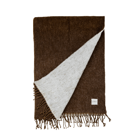 ERNST Pläd Filtar & plädar Brun 130x70