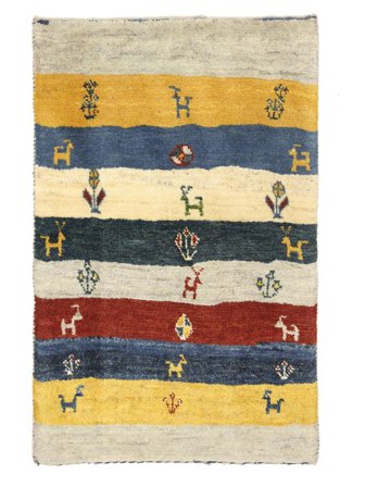 Oriental Gabbeh Rug 60X90 (Wool, )