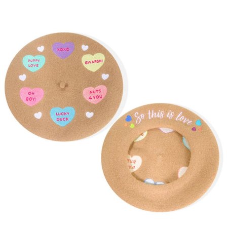 Filt champignonhatte malerkasket CAMEL