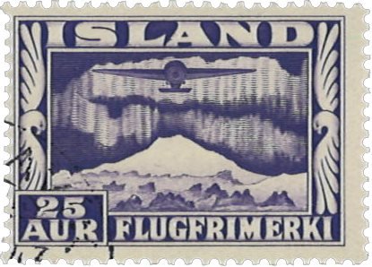 Island 1934 - AFA 177A - Stemplet