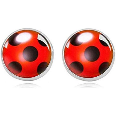 Carry stone Simple øreringe dyre mariehøne ørestikker til kvinder gaver smykker tilbehør sølv holdbare og praktiske