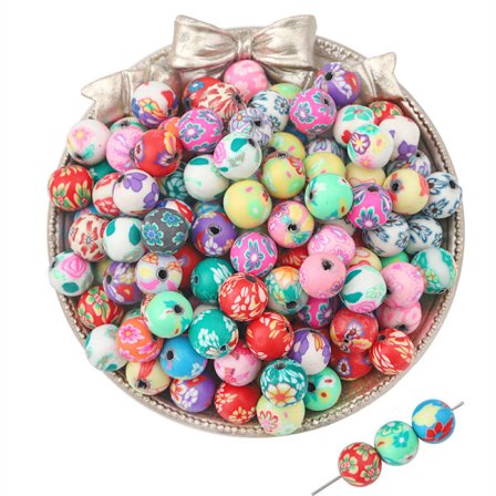 10mm Perler til Håndværk 20stk Store Perler til Smykkefremstilling Rou