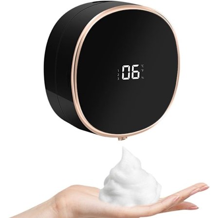 Käsidesinfiointilaite - Seinään asennettava - Musta