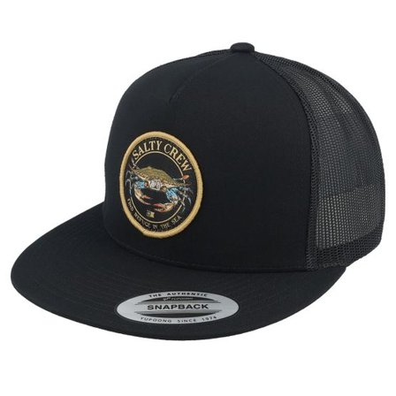 Salty Crew - Svart trucker Keps - Jimmy Black Trucker @ Hatstore