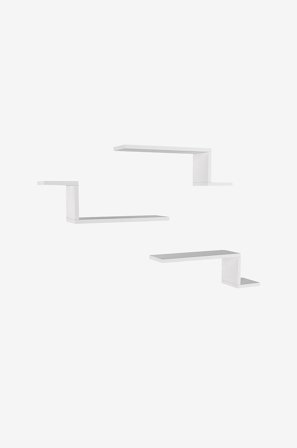 Hanah Home - Seinähyllykkö Lowa - Valkoinen - Seinähyllyköt - - Homeroom