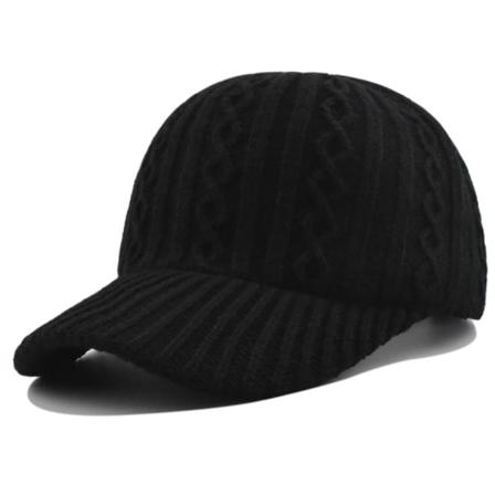 Stickad Visir Beanie Newsboy Keps Vinter Varma 1 Kallt Väder Mössa c