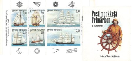 Finland postfrisk hæfte skibe 1997