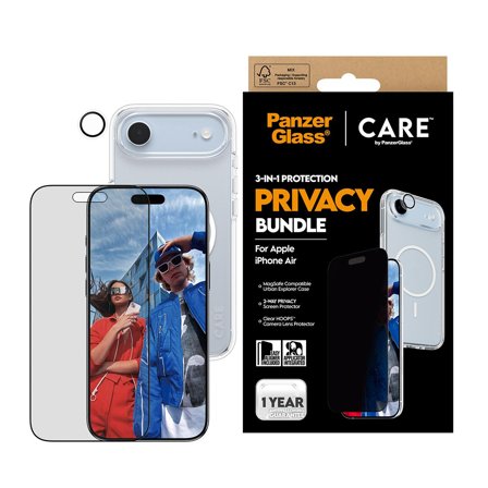PanzerGlass CARE by PanzerGlass 3-in-1 Flagship Privacy Bundle iPhone Air