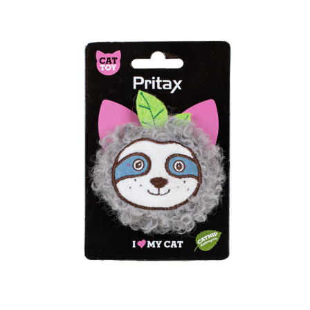 Pritax - Kattleksak Søvngjengerhode Sune, 8x10x2,5cm, flerfarget - Katt - Katteleker & viftepinner - Kattemynte & catnipleker - ZOO.no