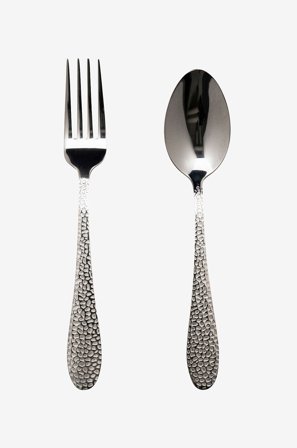 Vargen & Thor - Jälkiruoka-aterimet Frost 8 osat - Hopea - Aterimet - - Homeroom