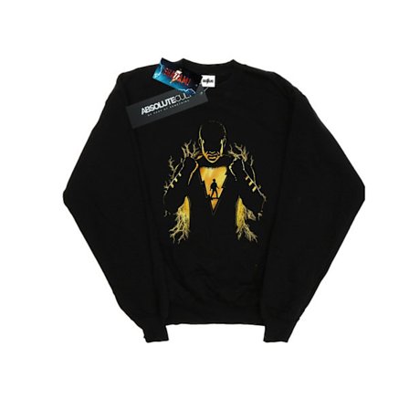 DC Comics Dam/Kvinnor Shazam Blixt Silhuett Sweatshirt