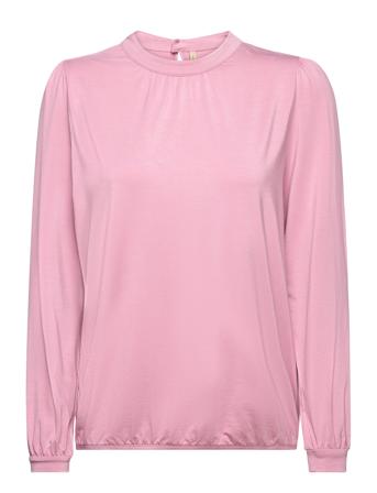 Sc-Marica Bluse Langermet Rosa Soyaconcept*Betinget Tilbud
