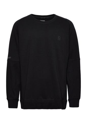 Code Tech Crew Sweat-shirt Tröja Svart Superdry Sport