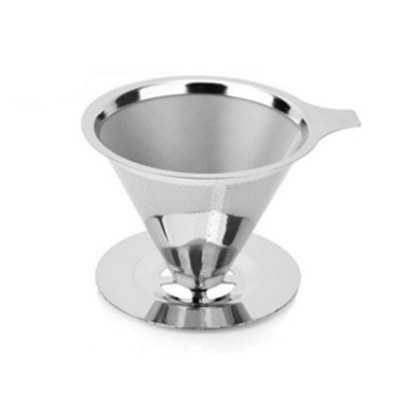 Håndbrygget kaffefilter 600 mesh husholdning ultra-fint filterfri papirfilter kop dryp kaffetragt filter (1 stk)