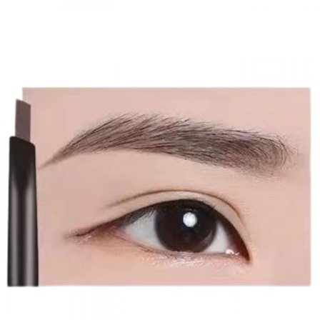 Kyynelpisarakärjellä varustettu kulmakynä, jossa on spoolie-harja, kaksipuolinen kulmakynä - pitkäkestoinen luonnollinen täyte ja määrittelee 