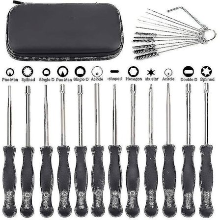 Pakke med 12 forgasserjusteringsverktøy forgasserjusteringssett for 2-takts små trimmer Weedeater