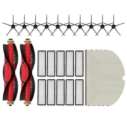 Erstatningssett for S5 Max S6 Maxv Støvsuger, Rullebørste HEPA-filter Moppeklut Tilbehør