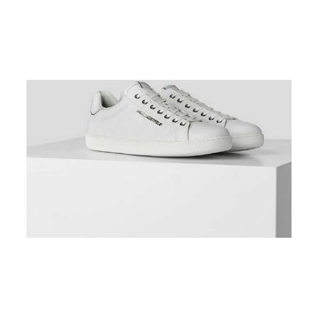 Karl Lagerfeld, Sneakers Wit, Heren, Maat:44 EU,polyester,Bedrukt