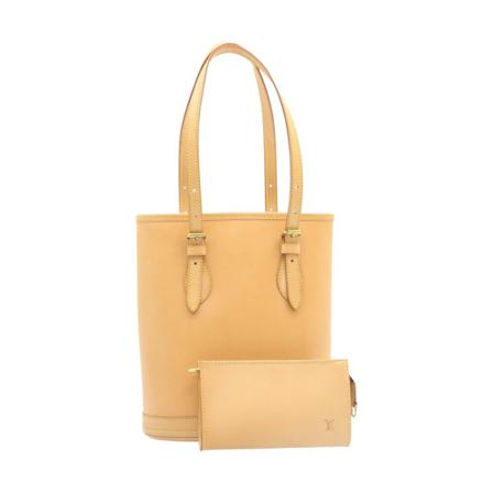 Louis Vuitton Vintage, Pre-owned Bucket PM Bag Beige, Dames, Maat:ONE Size