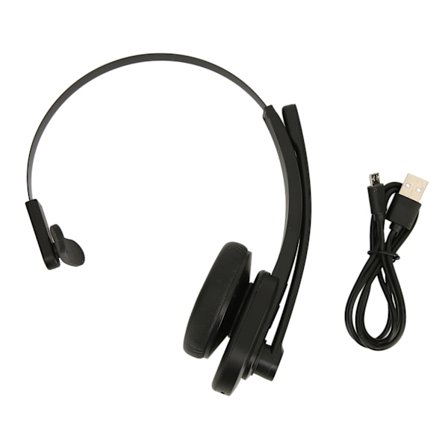 Enkel öronmussla headset effektiv stabil överföring Bluetooth telefon headset för bärbar dator mobiltelefon surfplatta