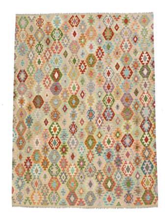 Alfombra Kilim Afghan Old Style 264X349 Grande (Lana, Afganistán)