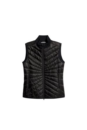 J.Lindeberg - Golf - Madde Quilt Hybrid Vest - Black - Femme - M