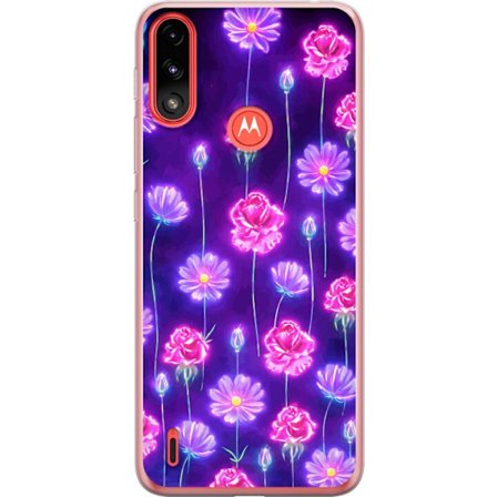 Yhteensopiva Puhelinkuori Motorola Moto E7 Power Bloom Reverie Electric Petals