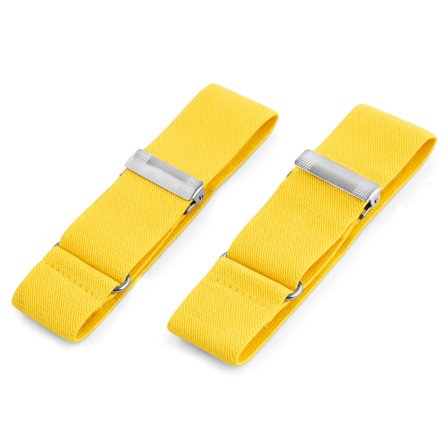 Wide Yellow Sleeve Garters for Men - Sleeve Garters