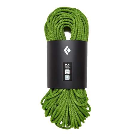 Black Diamond 9.4 Dry Climbing Rope Mountaineering equipment Green 60M