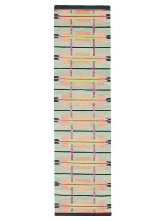 Gangloper 80X300 Sigrid Vloerkleed - Groen/Multicolor