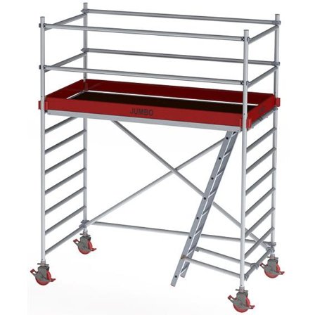 Laggo Jumbo Pro Rullestillas smal 420 cm, Stiger & stillaser