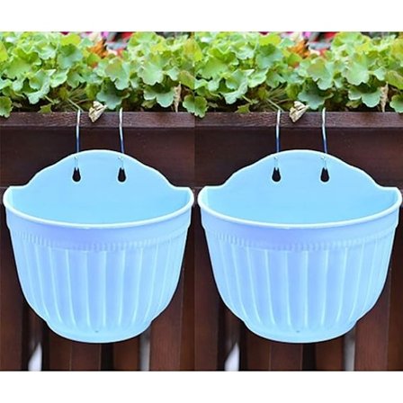 Väggmonterade blomkrukor Växthållare Hängande krukor för växter Hemträdgård Veranda Balkong Köksvägg Dekoration Hartsbehållare Trädgårdsskötsel 