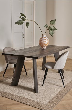 &Home - Spisebord Country 180x90 cm - Brun - Spisebord - Fra Homeroom