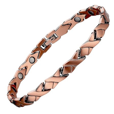 Magnet Energi Armbånd Dekompression Anti-træthed Bangles Rød Kobber Magnetiske Armbånd