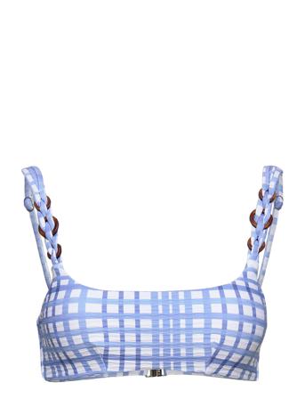 Amalficheck Bralette Patterned Seafolly